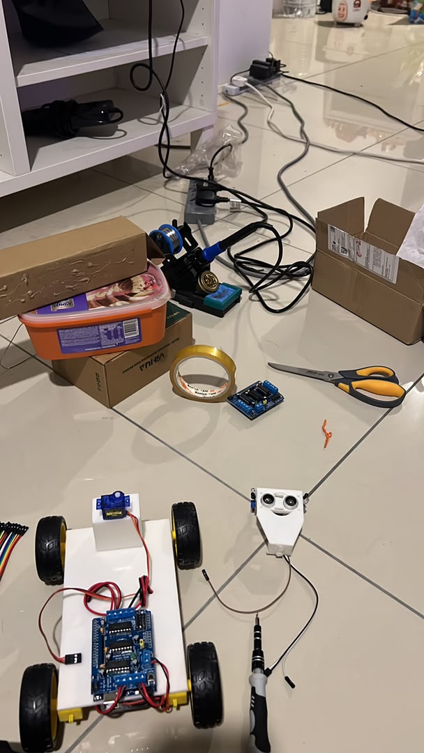 Human-following robot prototype